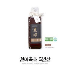현가본초 현경태 식품명인 5년숙성 현미흑초 천연발효 식초, 1개, 420ml