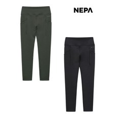 [국내매장판] 네파 여성 가을 겨울 타이트 포켓 스킨 레깅스 바지_GN 등산바지 편한바지
