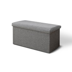 로아 패브릭 폴딩 박스 쇼파 화장대 벤치 수납 의자 풋스툴, 2호 38x25x25, 1개, 2호 38x25x25
