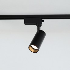 토탈맘모스조명 레일조명 LED COB 레일등 스포트 20W 블랙, 1개, 전구색