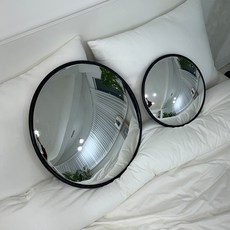 청년리빙 힙한 볼록거울 벽걸이 인테리어 거울, 30cm