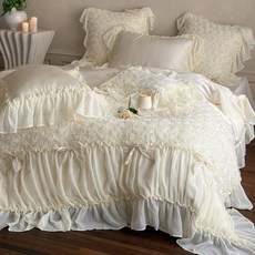 공주풍 프로방스침구세트 레이스이불 냉각 정 얼음 여름