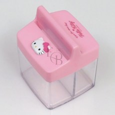 EVERYBAO 헬로키티 사각 자석크립통 고정용품 문서고정홀더