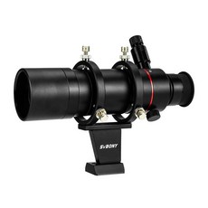 SVBONY SV208 8x50mm 뷰파인더 스코프 망원경 뷰파인더 LED 조명 포함 정립상 뷰파인더 FMC 천문 망원경용 액세서리, 1cm
