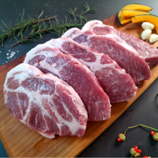 한푸짐 지리산 흑돼지 버크셔 목살 1kg K푸드 캠핑고기- 흑돼지찌개 서비스, 목살 1kg+찌개서비스, 1개