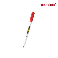 모나미 중간글씨용 네임펜 Fine, 적색, 22개
