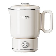 가정용 휴대용 전기 주전자 스테인리스 스틸 재질 접이식 전기포트, 2단 속도 조절 - 900ml