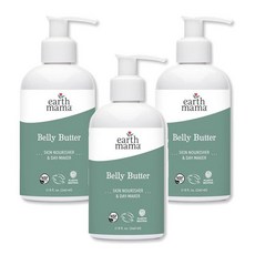 어스마마 벨리 버터 산후 리커버리 셀프 케어 바디 크림 + 알로에 무향 240ml, 3개
