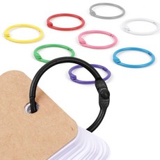 컬러 카드링 원형 30mm 1P 메모지 링 DIY 고리링, 퍼플, 1개