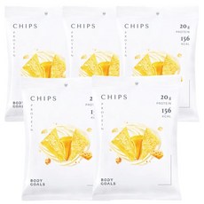 Body Goals 高蛋白脆片 奶香起司口味 高蛋白質 低卡零食, 35g, 5個