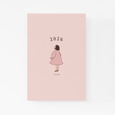 삼알 2026 미각의요일 다이어리, 1개, 핑크소녀