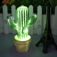 선인장 다육이 화분 취침등 무드등 조명 램프 라이트