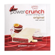 Power Crunch 蛋白質棒 紅絲絨口味, 40g, 12入