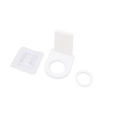 부착식 치약 홀더 건조대 걸이 보관 정리정돈 고정 욕실소품, 숏, 1개