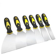 스테인레스 스틸 퍼티 나이프 필링 주걱 벽지 스트리퍼 나무 손잡이 페인트 도구 석고 삽 건설, 02 3'', 1개