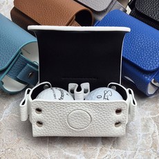 KUSAC 골프 공 볼 케이스 주머니, 화이트, 1개