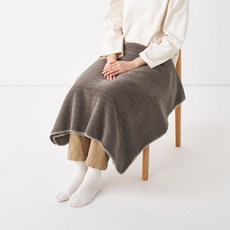 무인양품 플리스 양면 사용이 가능한 담요 브라운 80x130cm