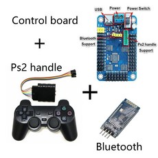 DIY 6 DOF 로봇 금속 합금 암 클로 키트 MG996 로보틱스 Ps2 용 무선 제어 프로그래밍, 1개, Control board 4, A