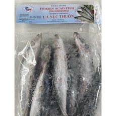 전갱이 가라지 스캐드피쉬 갈룽공 냉동 GALUNGGONG ca nuc thuon scad fish frozen, 1개, 720g