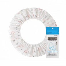 一次性馬桶坐墊 獨立包裝防水防髒通用型, 10個, 白色