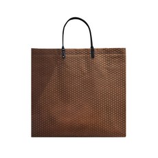 복장 부직포 쇼핑백 소중대 포장봉투 손잡이 선물봉투 쇼핑백 리유저블, 25개, 브라운순색의44×33×12CM