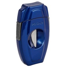 아마존평점4.5+ 미국출고 169342 Xikar VX2 블루 V컷 시가 커터 스테인리스 스틸 블레이드 및 안전한 잠금 장치 최대 70개의 링 게이지 클립 | 64 RG 볼