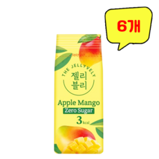MDS 젤리블리 제로슈거 애플망고 젤리, 6개, 60g