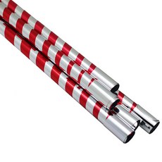 마술도구 마술용품 공연 학예회 플라스틱 마술지팡이 뉴 어피어링 케인-지브라 레드, 1개