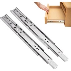 하부 서랍 슬라이드 고하중 서랍 레일 | 볼 베어링 금속 레일 트랙 가이드 고내구성 내하중 서랍 슬라이드 가정용, 12
