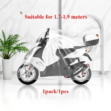 오토바이 커버 두꺼운 투명 보호 올 시즌 야외 방수 자전거 스쿠터 비 먼지, 02 lc240518952-1pc-03