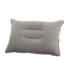 베게 캠핑 야영 차박 에어 목쿠션 휴대용, 그레이, 1개