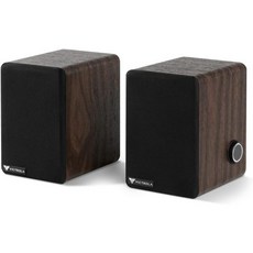빅트롤라 프리미어 M1 책장 모니터Victrola, Black/Brown, M1 Speakers