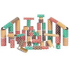 창의력 근육발달 원통 종이벽돌 기관세트, 1개