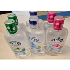 가그린 어린이용 380ml 딸기 2개 사과 2개 청포도 2개 가글, 6개