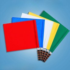 스포츠깃발 스타트 심판 신호기 경기용 축구 부심 교통 지휘기 철도 신호기 출발기