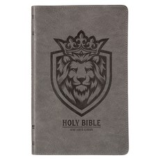 (영문도서) KJV Holy Bible Gift Edition for Boys King James Version Faux Leather Flexible Cover Charco... Leather, Christian Art Publishers, English, 9781639522828