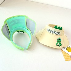 준캡 유아 아동 어린이 썬그라스공룡썬캡 여름밀짚모자 자외선차단 귀여운모자