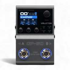 Valeton GP-50 數位綜合效果器 公司貨保固 電吉他 貝斯 App調整音色, 1個