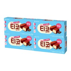 저당 티코 밀크초코, 4개, 510ml