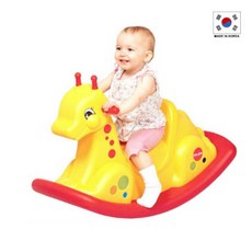 흔들기린 아기흔들말 아이목마 유아흔들목마, 옐로우, 레드, 6개월, 기린