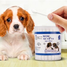 애견전용 와우 귀관리 면봉 80개입 tin*344fG