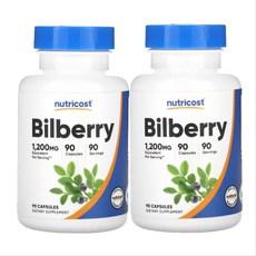 뉴트리코스트 빌베리 1200mg 90캡슐 X 2통, 2개