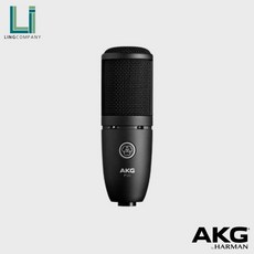 AKG 스튜디오용 유선마이크 블랙, P120