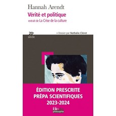 Verite et politique, Gallimard, Hannah Arendt(저)