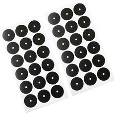 QUUPY 72피스 35MM 블랙 당구대 마커 도트 당구 스팟 스티커 스누커 포인트 라벨 연습 액세서리용, QUUPY 72피스 35MM 블랙 당구대 마커 도트 당