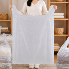 일상도구 대용량 이사 비닐 봉투 그레이, 10개, 240L