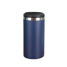 윈스튜디오 보온 보냉 캔쿨러 캔홀더 스테인리스 맥주 소주, 블루, 1개, 473ml