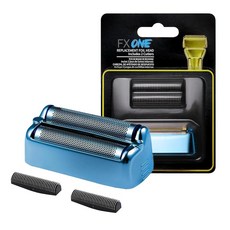 FXONE Shaver Replacement Foil and Cutter Compatible with BaBylissPRO Double Stick Shaver FX79RF2G, Blue/1 Pack