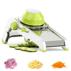 홈컴 채칼 슬라이서 야채 채칼, 그린, 1세트