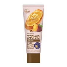 어린이 아침 식사 빵잼 복음자리 고구마버터 스프레드 튜브형 100g 4개, 1개